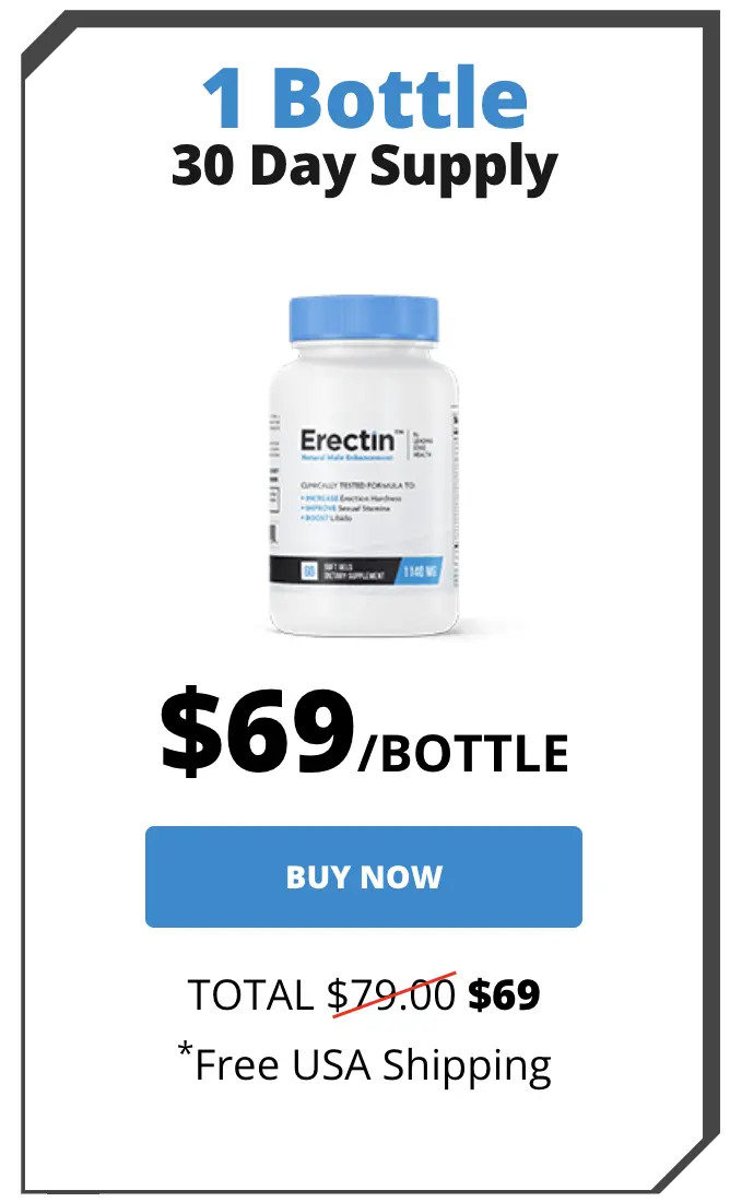 Erectin order one bottle